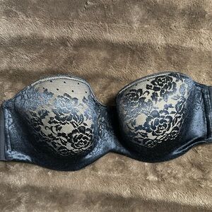 SOMA Stunning Support Strapless Black Sz 36C